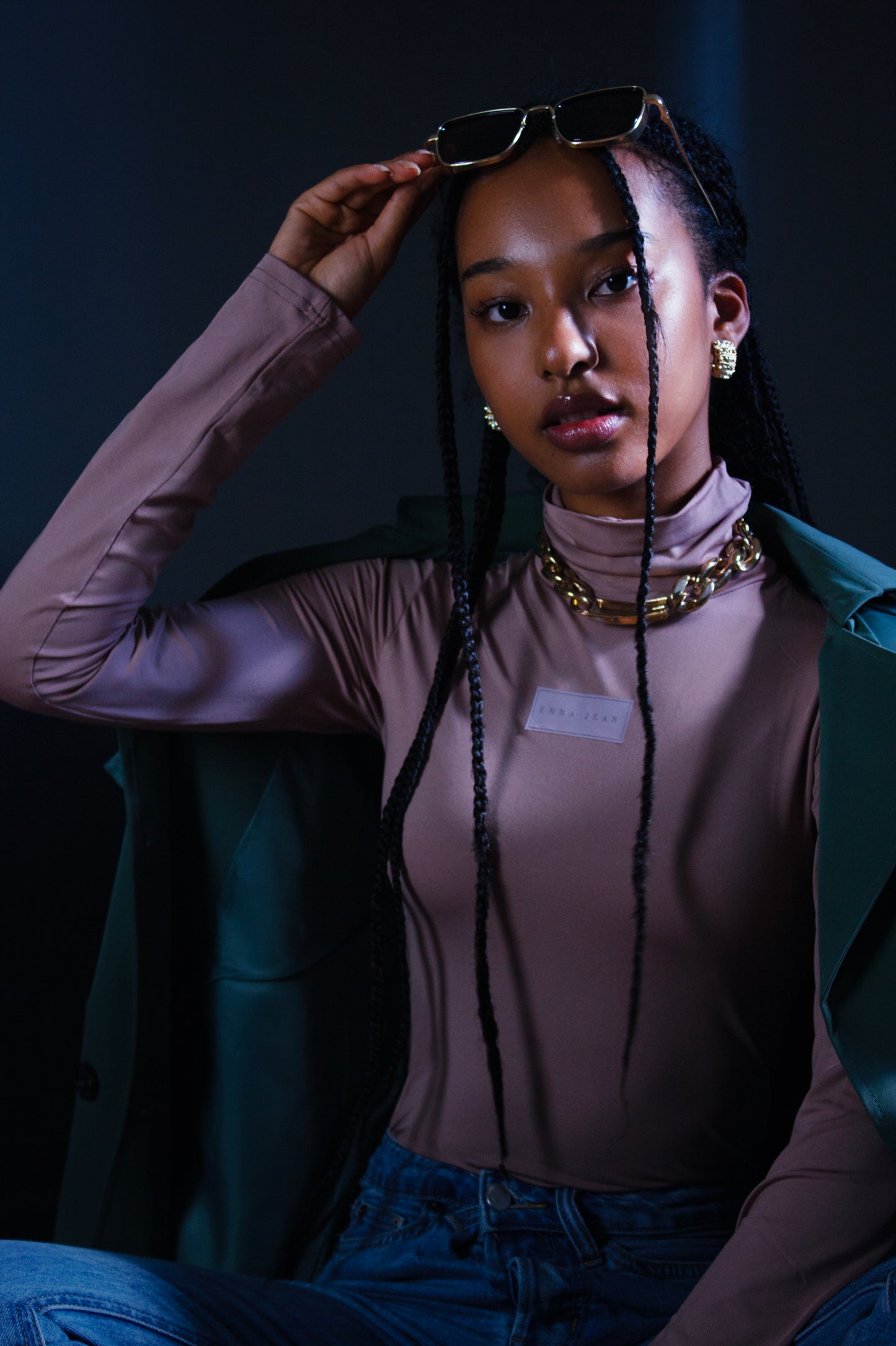 E1 EMMA JEAN Turtleneck Bodysuit