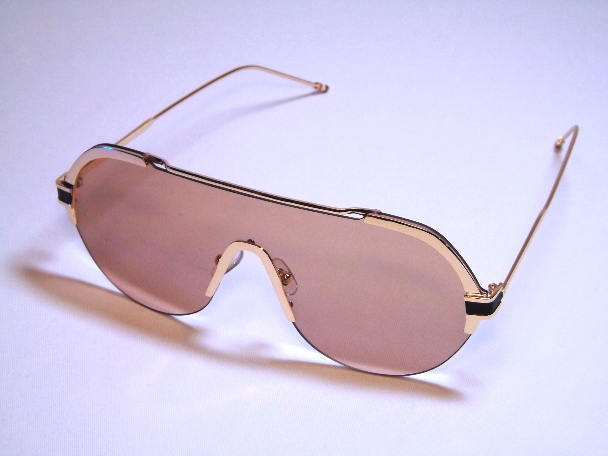 Brown Browline Sunglasses